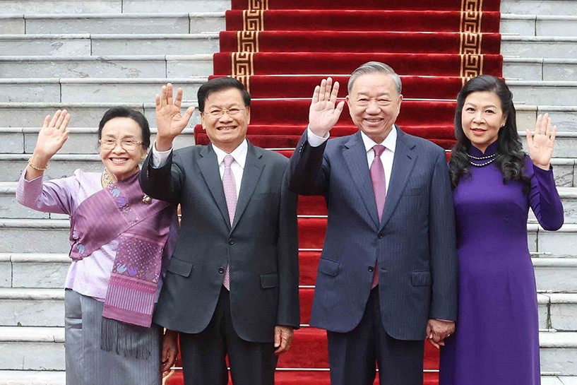 Tổng Bí thư và phu nhân sắp thăm Lào, dự kỷ niệm 50 năm Quốc khánh Lào