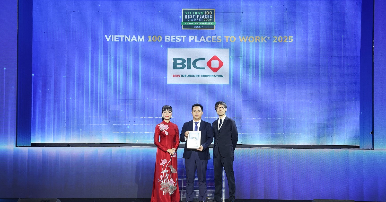Bảo hiểm BIC lần thứ 2 vào Top 100 Nơi làm việc tốt nhất khối doanh nghiệp lớn