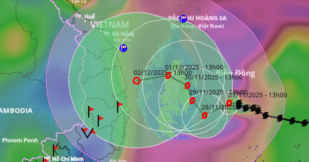 Bão số 15 Koto vẫn giật cấp 15, bắt đầu chu trì...
