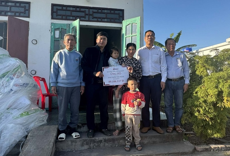 Bạn đọc giúp đỡ gia đình anh Trần Văn Nghị ở Ninh Bình hơn 89 triệu đồng