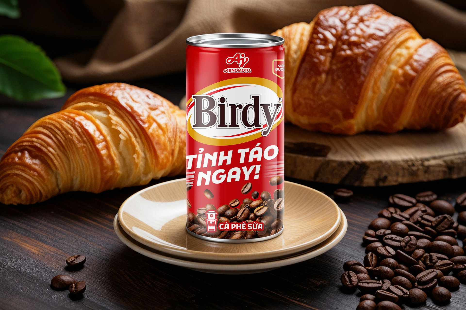 Ngày mới hứng khởi với cà phê lon Birdy® hương vị Caramel Macchiato
