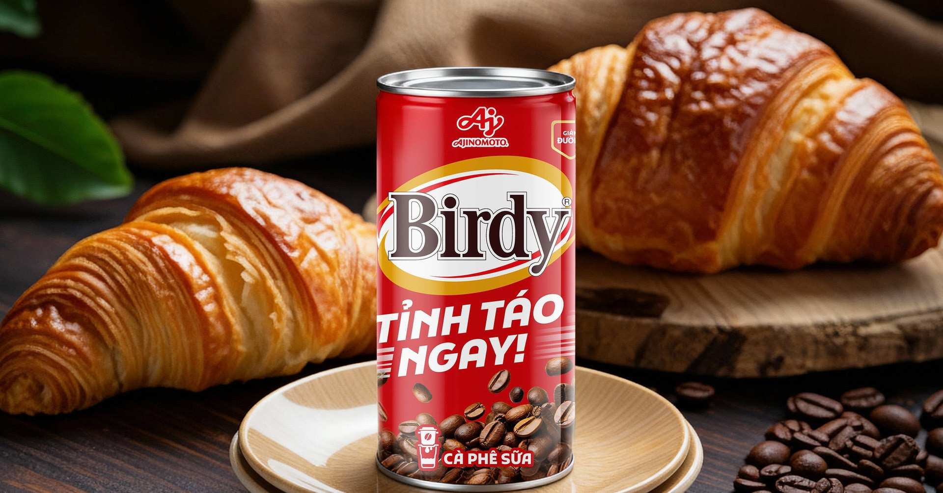 Ngày mới hứng khởi với cà phê lon Birdy® hương vị Caramel Macchiato