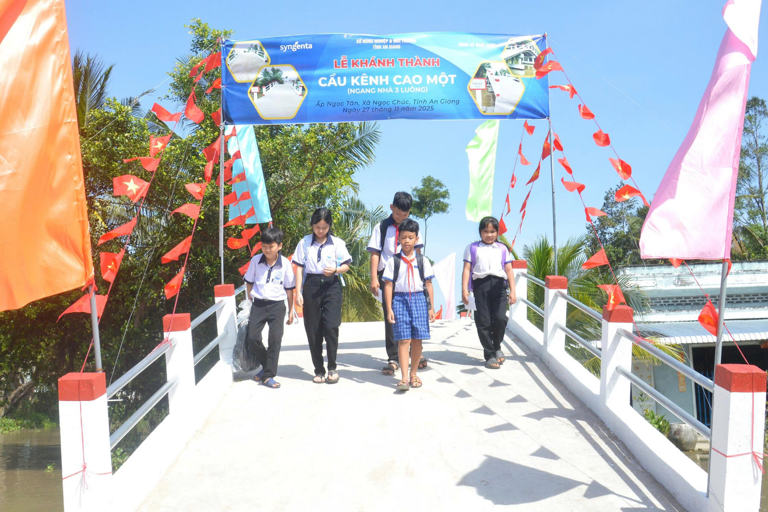 ‘Nhịp cầu yêu thương’ của Syngenta Việt Nam tại An Giang