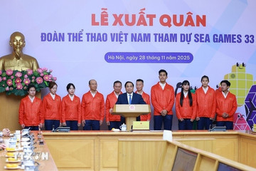 Thủ tướng: Đoàn Việt Nam dự SEA Games 33 phải gắn tinh thần thể thao với tinh thần dân tộc