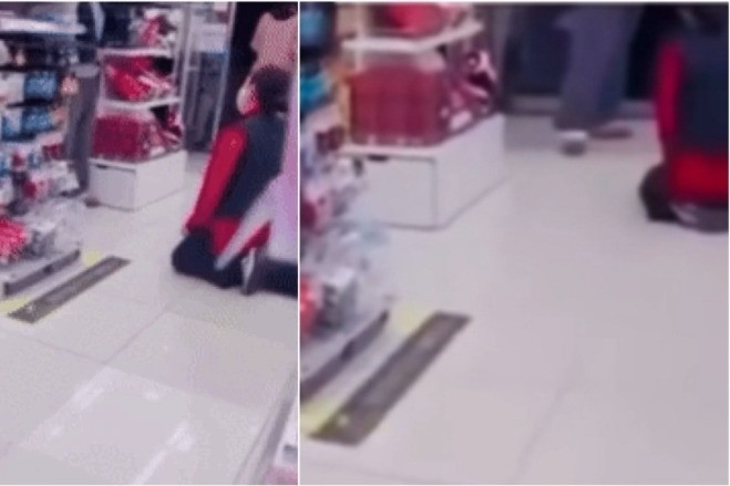Video nhân viên cửa hàng phải quỳ xin lỗi vì nhắc nhở trẻ con gây bão ở Hàn Quốc