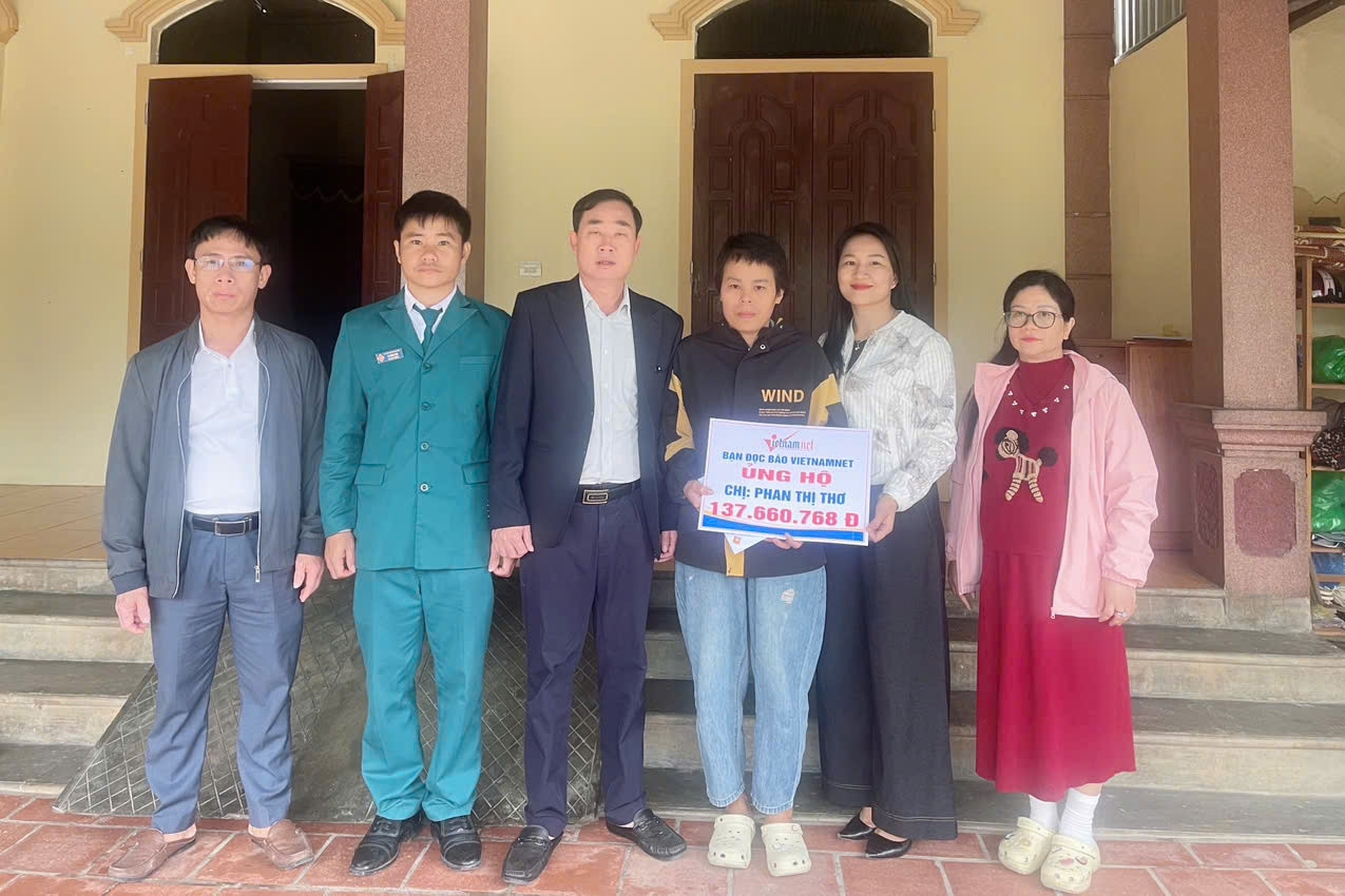 Bạn đọc giúp người phụ nữ mắc bệnh ung thư ở Nghệ An hơn 137 triệu đồng