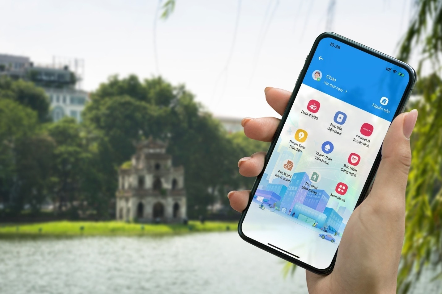 Đã có tính năng ‘Tiện ích thanh toán’ trên ứng dụng iHanoi