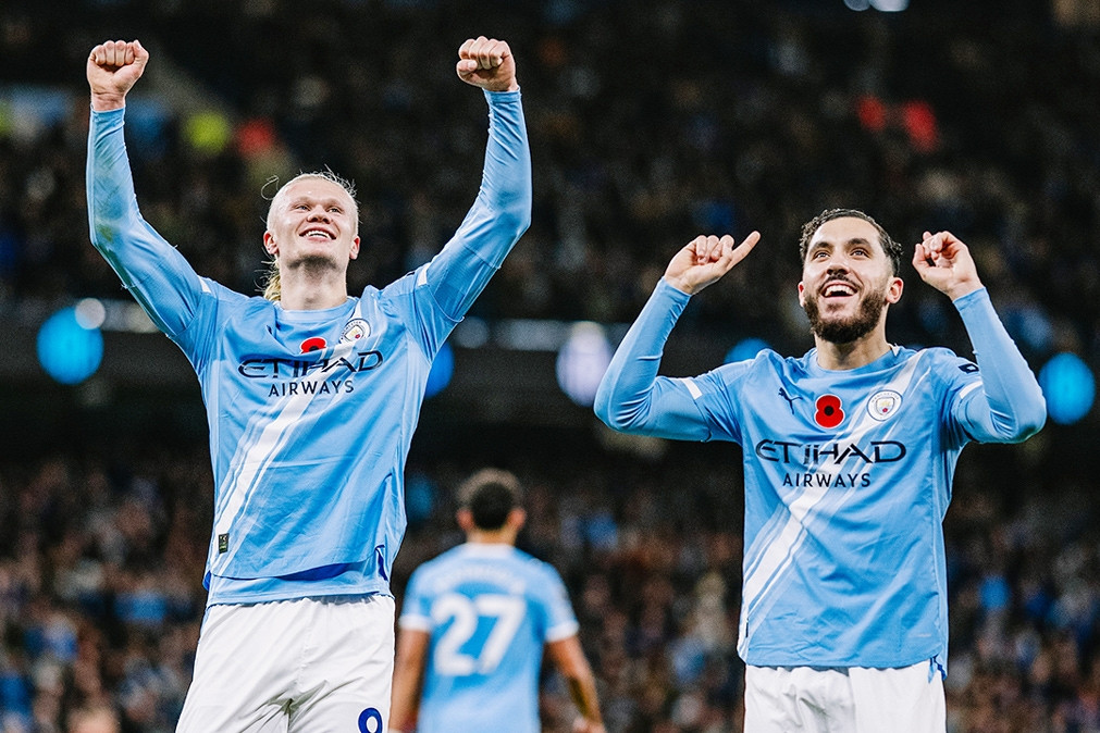 Haaland tiếp tục ghi bàn, Man City thắng dễ Bournemouth