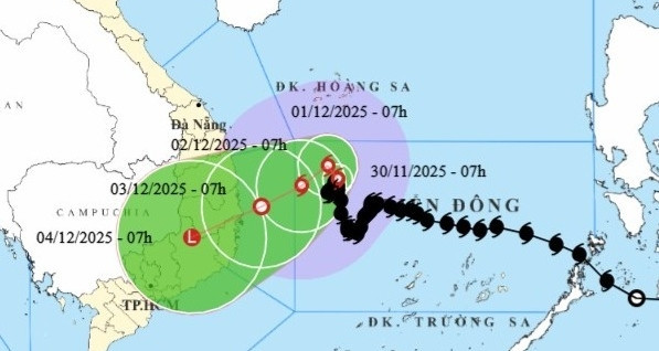 Bản tin sáng 30/11: Bão số 15 Koto tiếp tục đi kiểu nhúc nhích, Miền Bắc rét khô