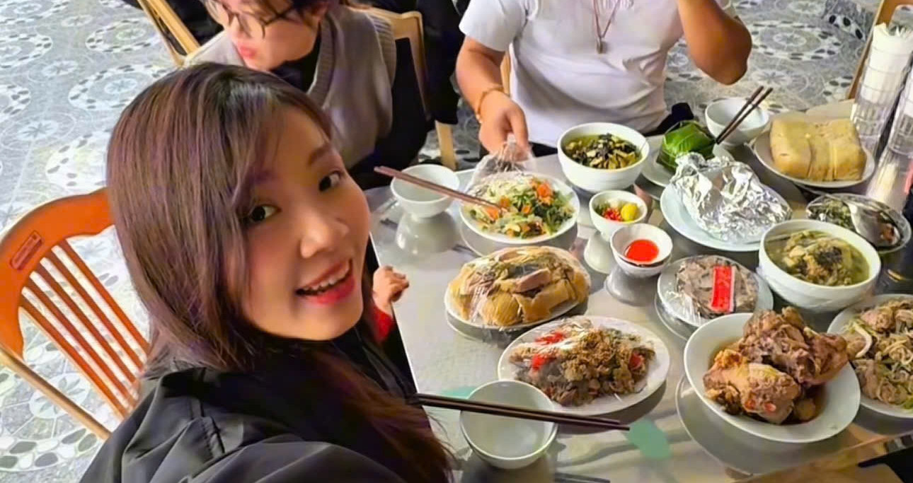 Cô gái miền Nam dự đám giỗ ở Hưng Yên, ngại thử...