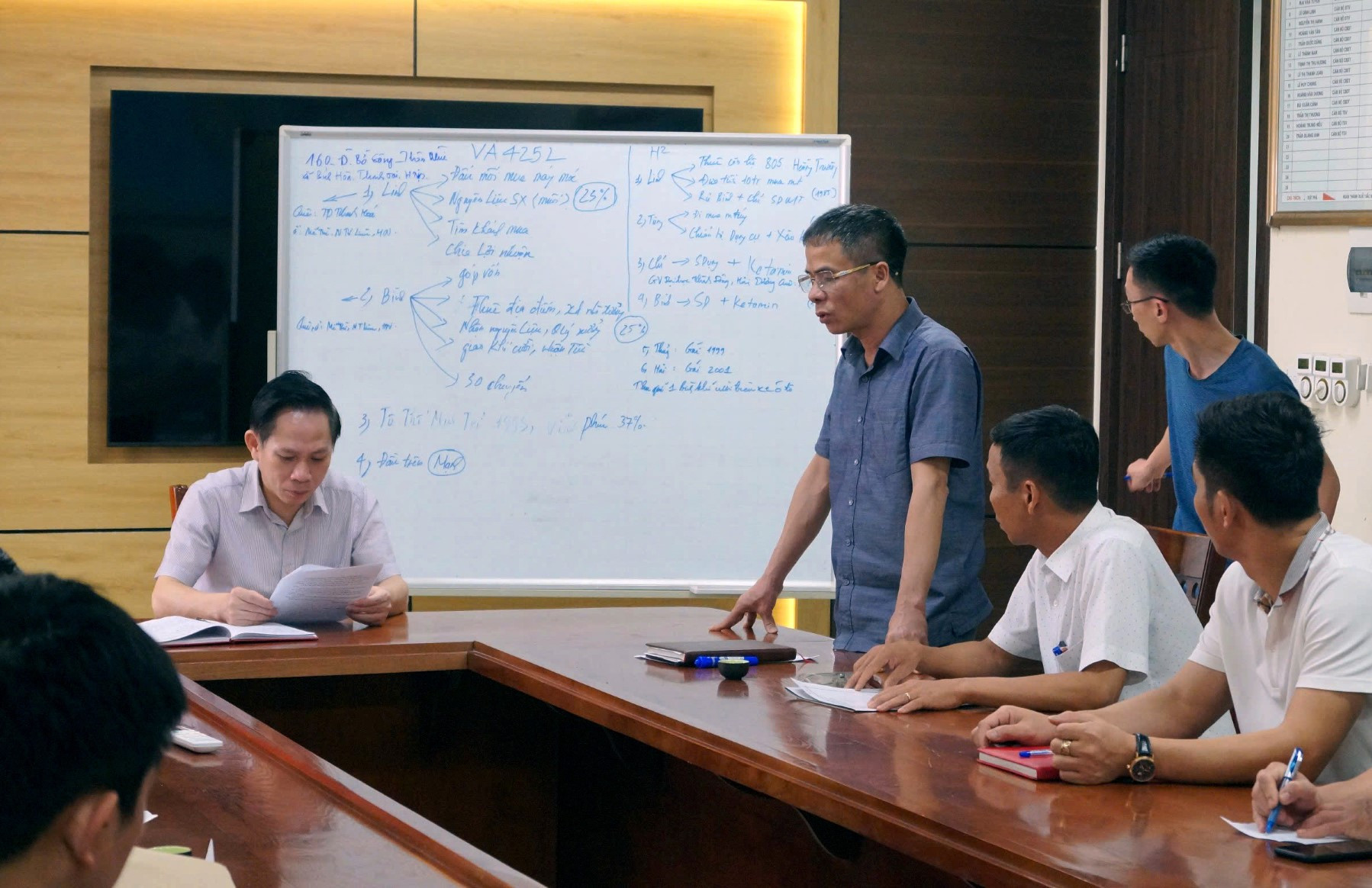 a7 báo cáo các bước phá án với Thủ trưởng Cơ quan Cảnh sát điều tra.jpg