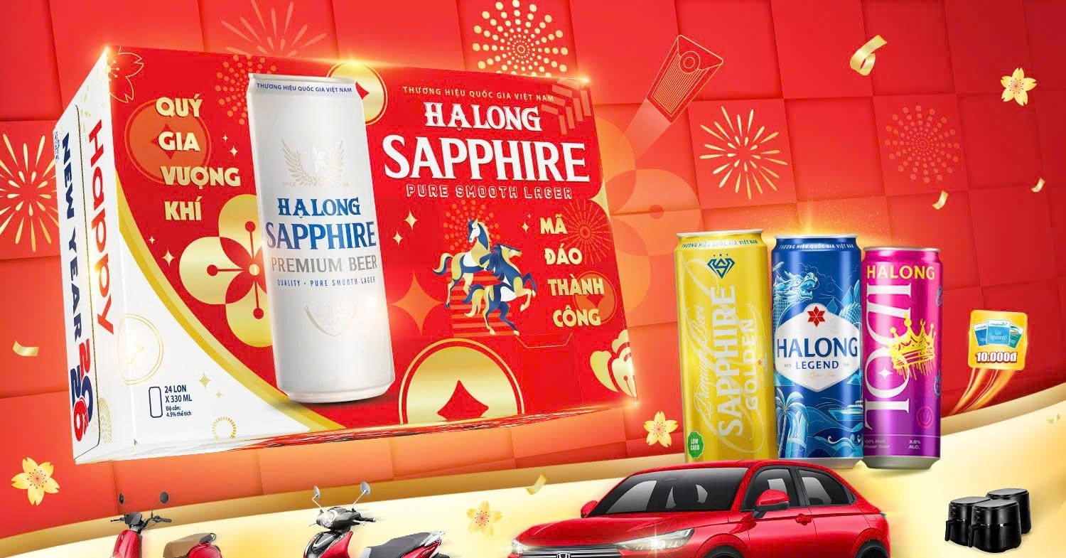 Bia Hạ Long - Món quà Tết thay lời chúc thịnh vượng