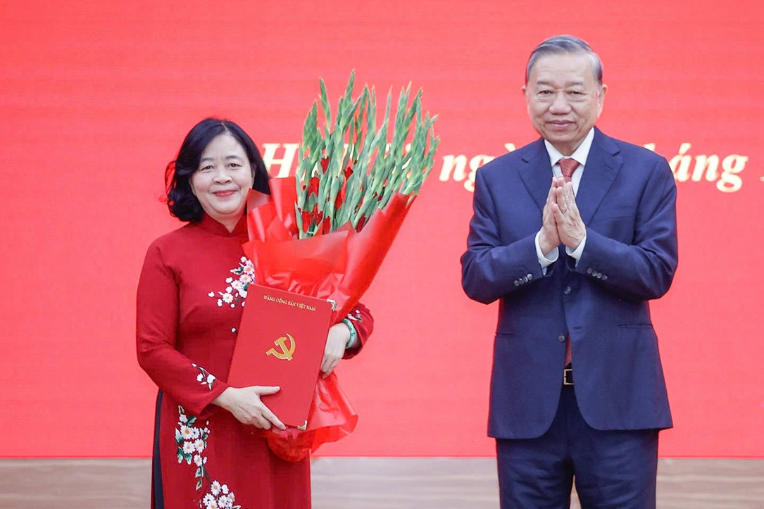 Bộ Chính trị chỉ định bà Bùi Thị Minh Hoài về Ủy ban Trung ương MTTQ Việt Nam