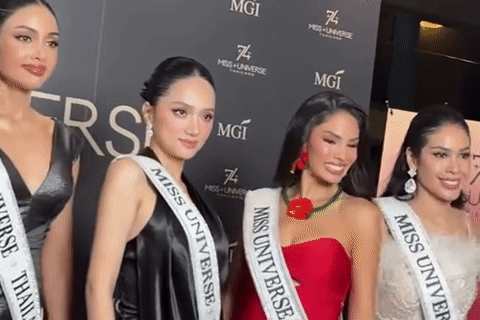 Cảnh sát vào cuộc tại Miss Universe, Hương Giang tỏa sáng giữa ồn ào