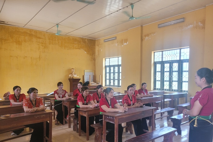 Chiềng Mung đẩy mạnh truyền thông, dân vận xây dựng nông thôn mới nâng cao