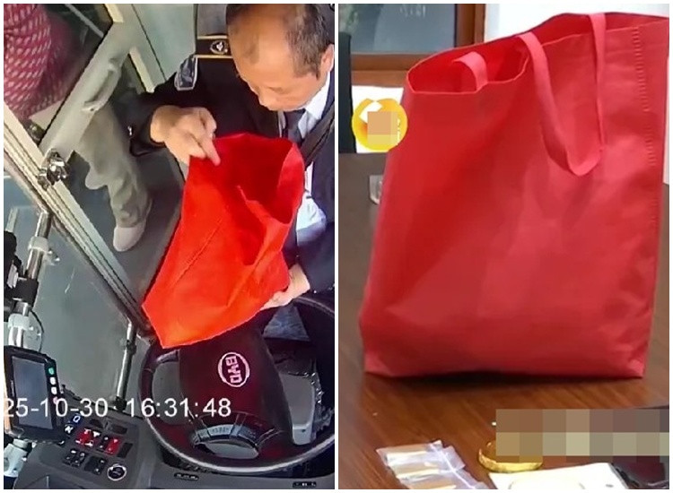 để quên túi vàng