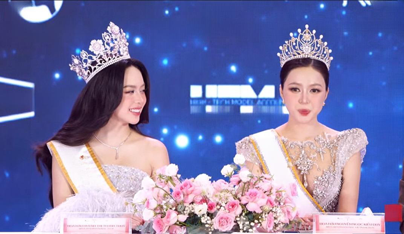 Hoa hậu Quốc tế Thanh Thủy và Kiều Duy