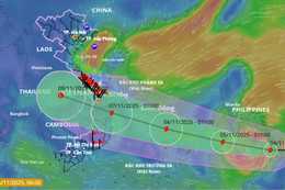 Tin mới nhất bão Kalmaegi: Cường độ rất mạnh, di chuyển nhanh vào Biển Đông
