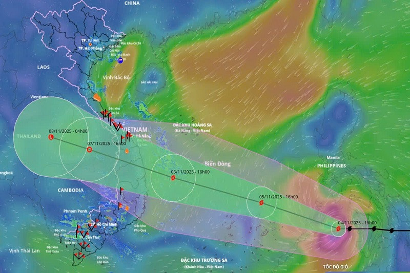 EVNGENCO1 khẩn trương triển khai ứng phó với bão Kalmaegi