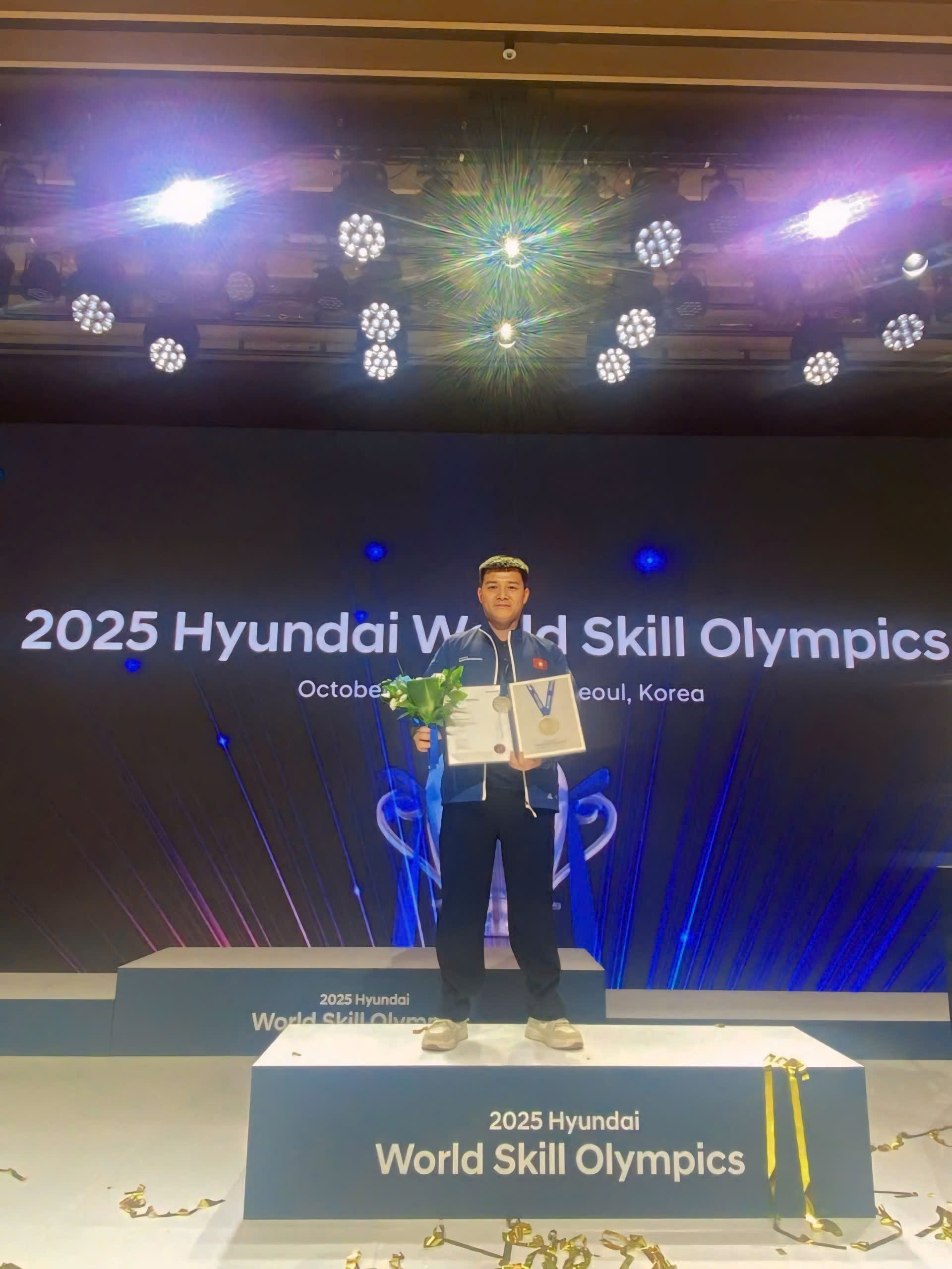 Kỹ thuật viên Việt Nam đoạt Huy chương Bạc tại Hyundai World Skill Olympics 2025