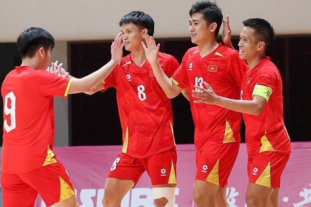 Tuyển futsal Việt Nam cùng bảng Thái Lan ở VCK châu Á 2026