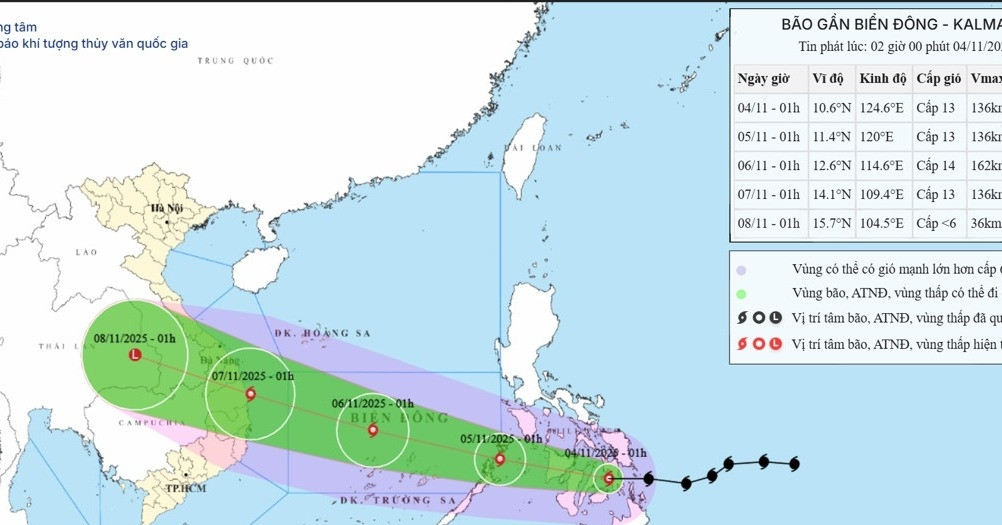 Đắk Lắk cho học sinh nghỉ học để tránh bão Kalmaegi