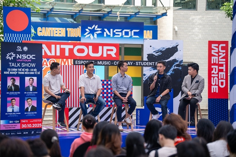 NSOC Unitour 2025: eSports song hành trường đại học, hướng nghiệp cho sinh viên