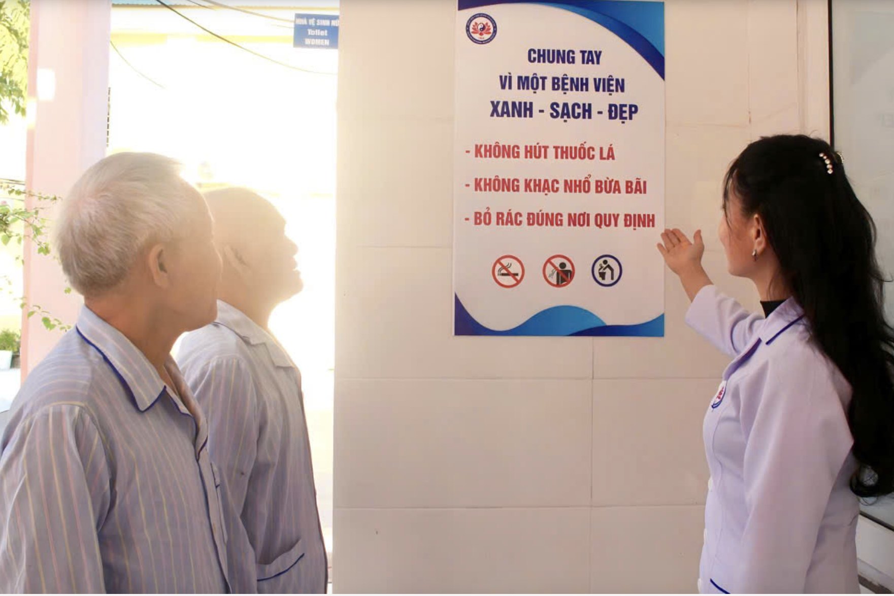 Xây dựng cơ sở không khói thuốc góp phần nâng cao hình ảnh ngành y