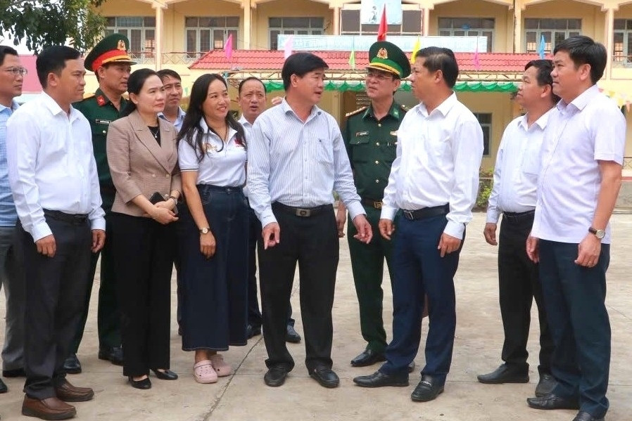 3 xã biên giới ở Đắk Lắk sẵn sàng cho lễ khởi công xây trường nội trú liên cấp