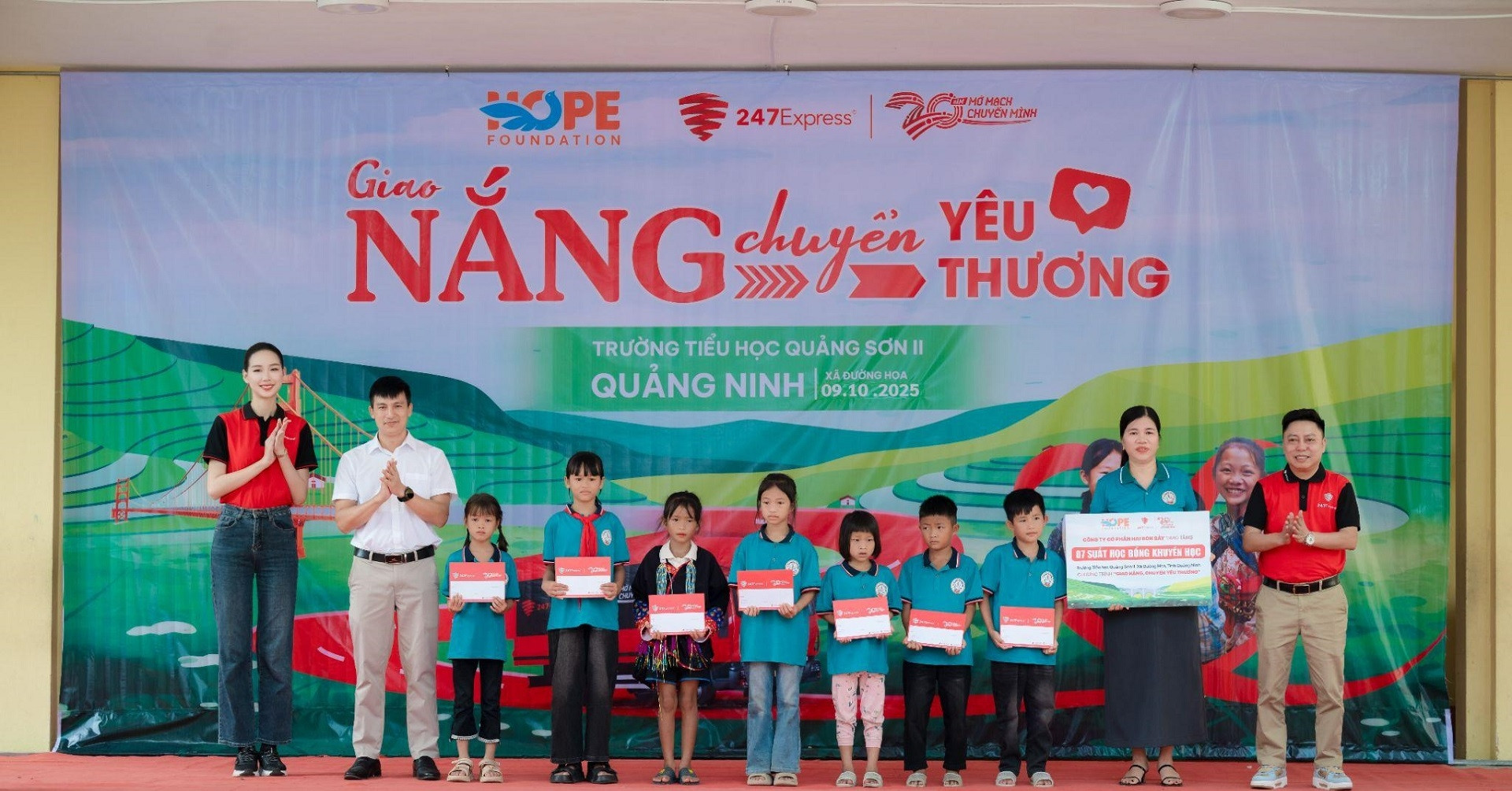 Hành trình ‘Giao Nắng, Chuyển Yêu Thương’ đến với Đường Hoa, Quảng Ninh