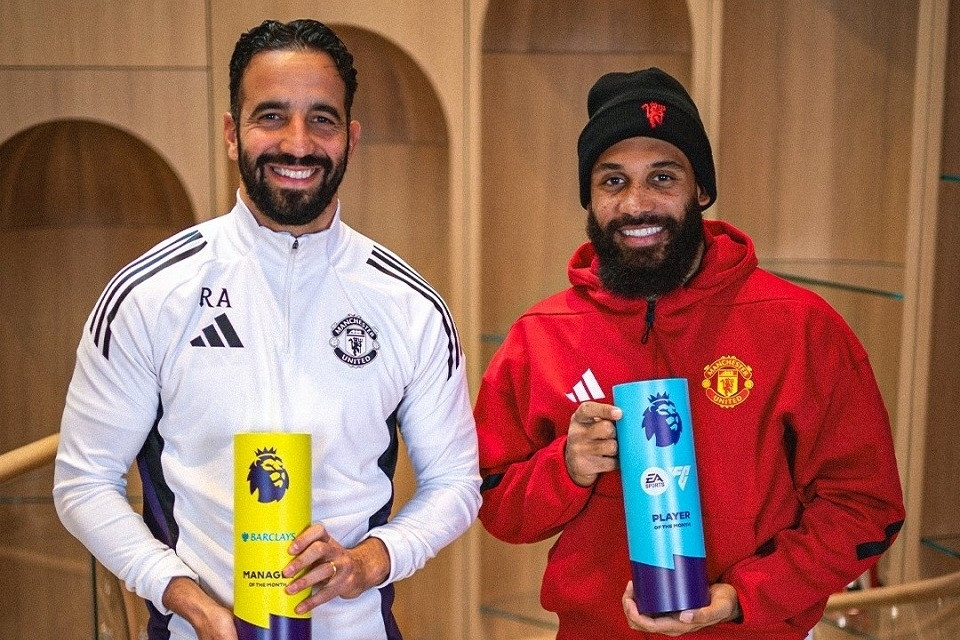 MU giành cú đúp giải thưởng Ngoại hạng Anh