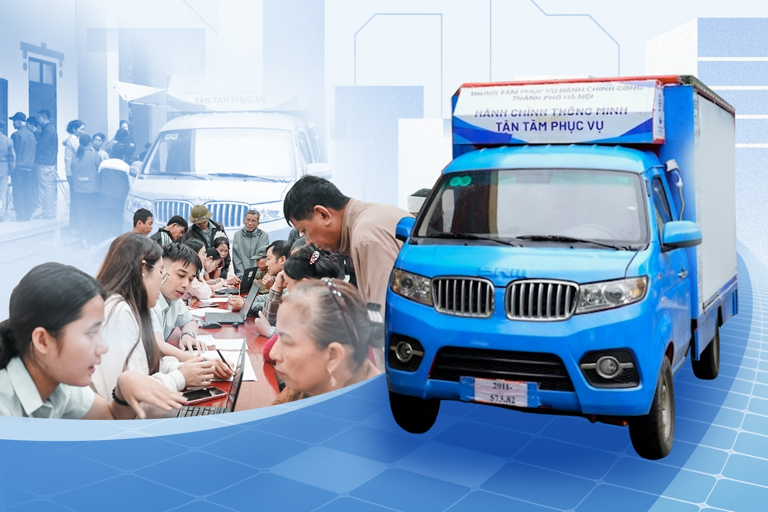 Những chuyến xe mang dịch vụ công đến tận cửa nhà dân