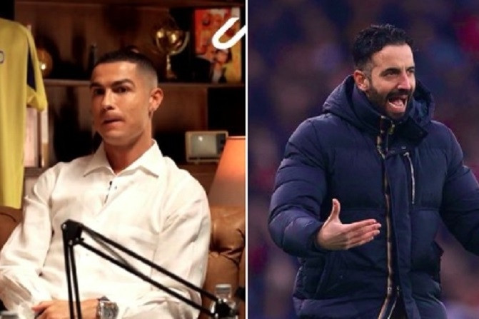 Ruben Amorim ‘nhắn’ Ronaldo sau chê bai MU