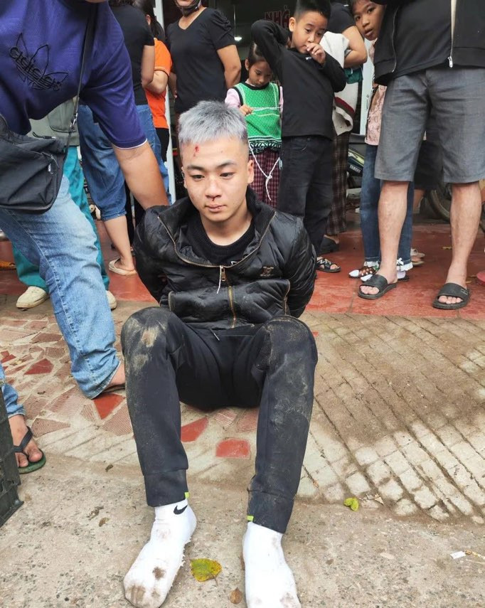 Đối tượng gây ra vụ cướp dây chuyền vàng tại xã Trại Cau. Ảnh  Dương Trọng Hoàng..jpeg