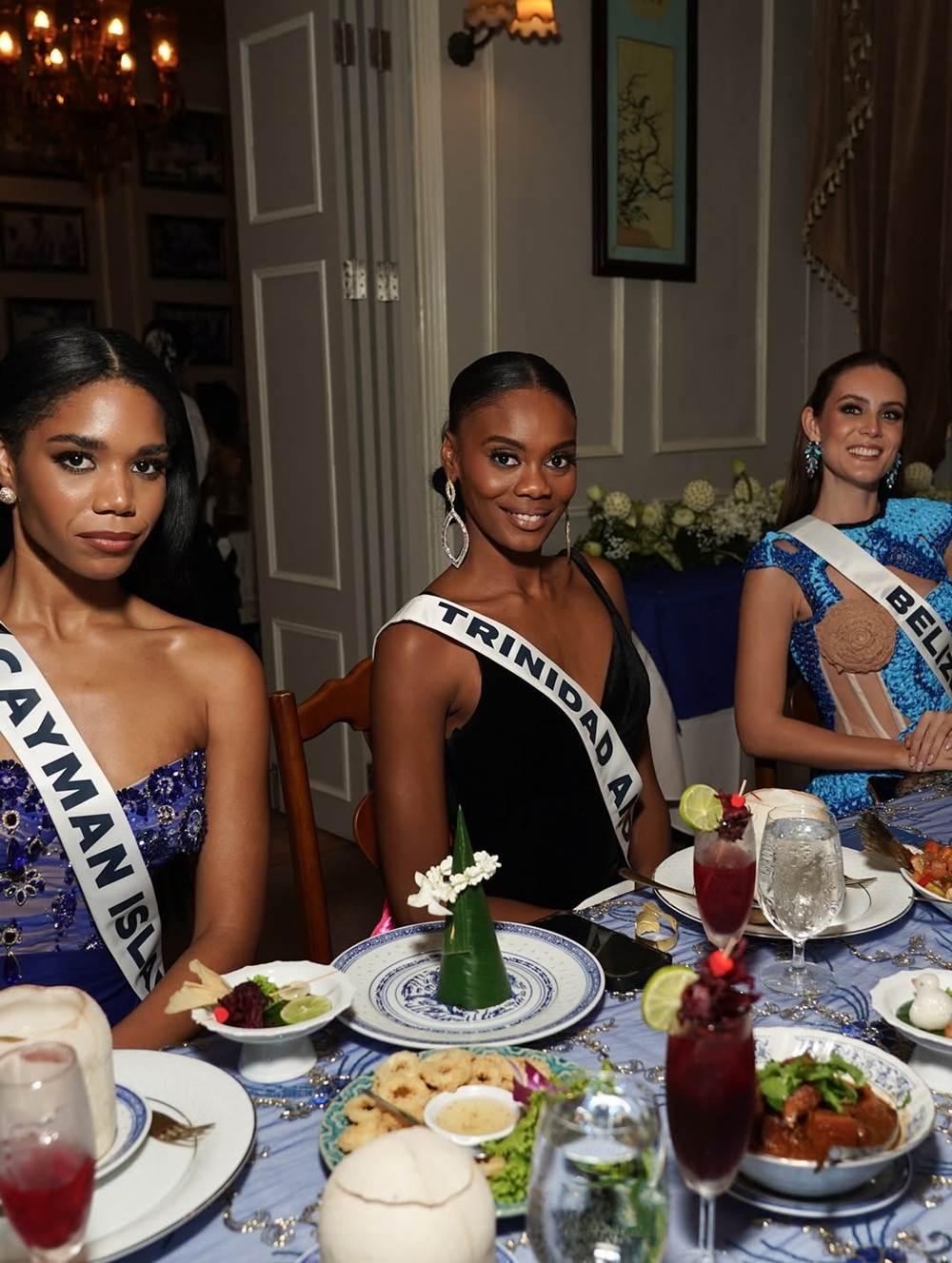 Hương Giang tại tiệc tối Miss Universe