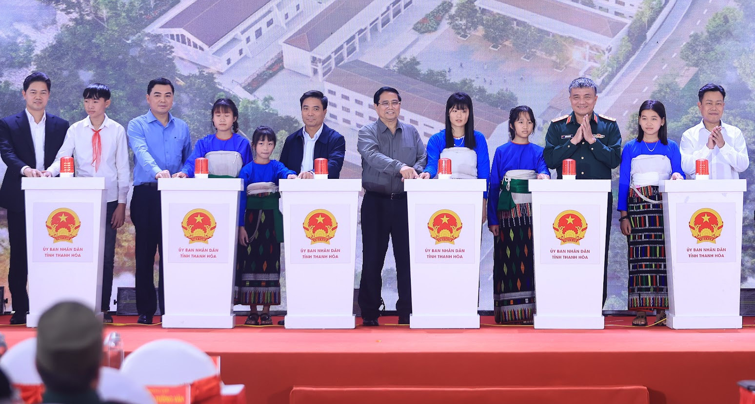 Đồng loạt khởi công xây dựng các trường phổ thông nội trú tại các xã biên giới