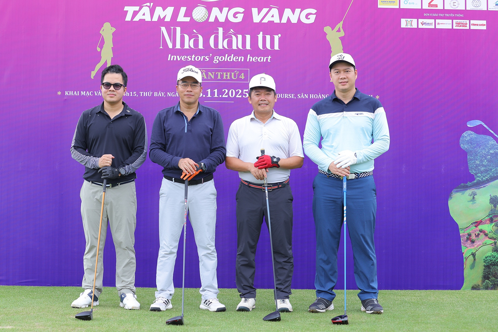 Hơn 140 golfer dự giải golf 'Tấm lòng vàng Nhà đầu tư'