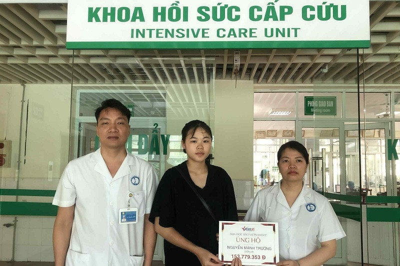 Nhờ bạn đọc giúp đỡ, anh Nguyễn Mạnh Tường bị bỏng điện đã được xuất viện