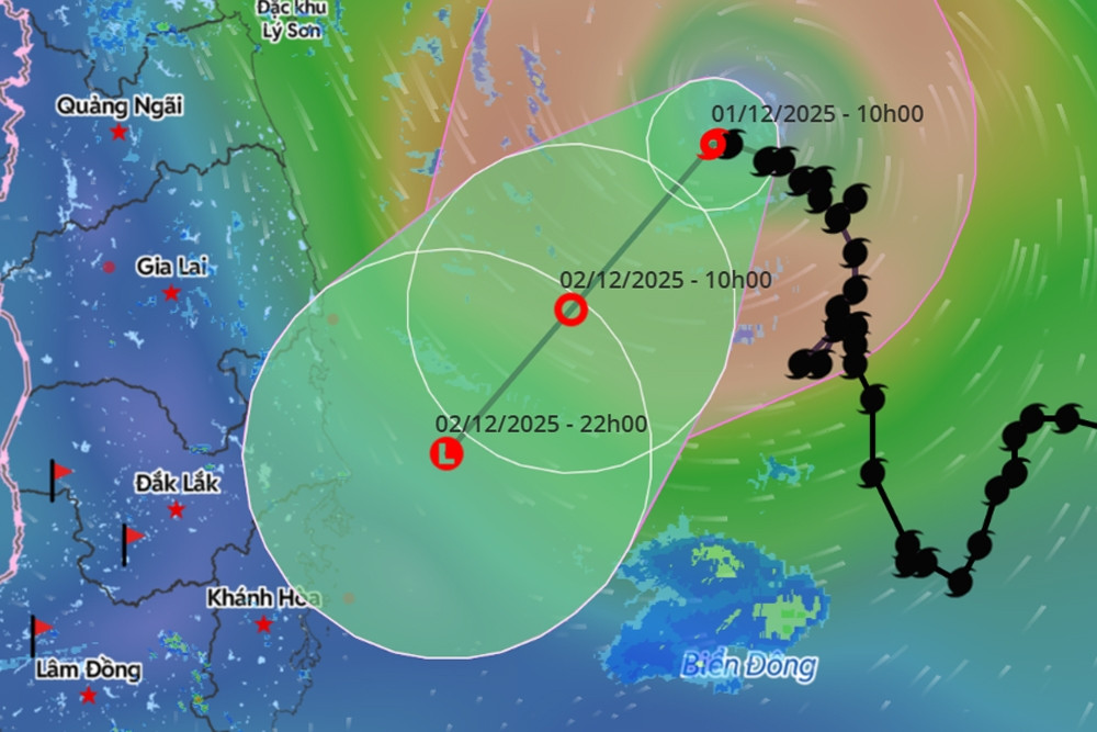 Diễn biến bất ngờ bão số 15 Koto, Biển Đông khả năng còn 1-2 cơn bão trong tháng 12