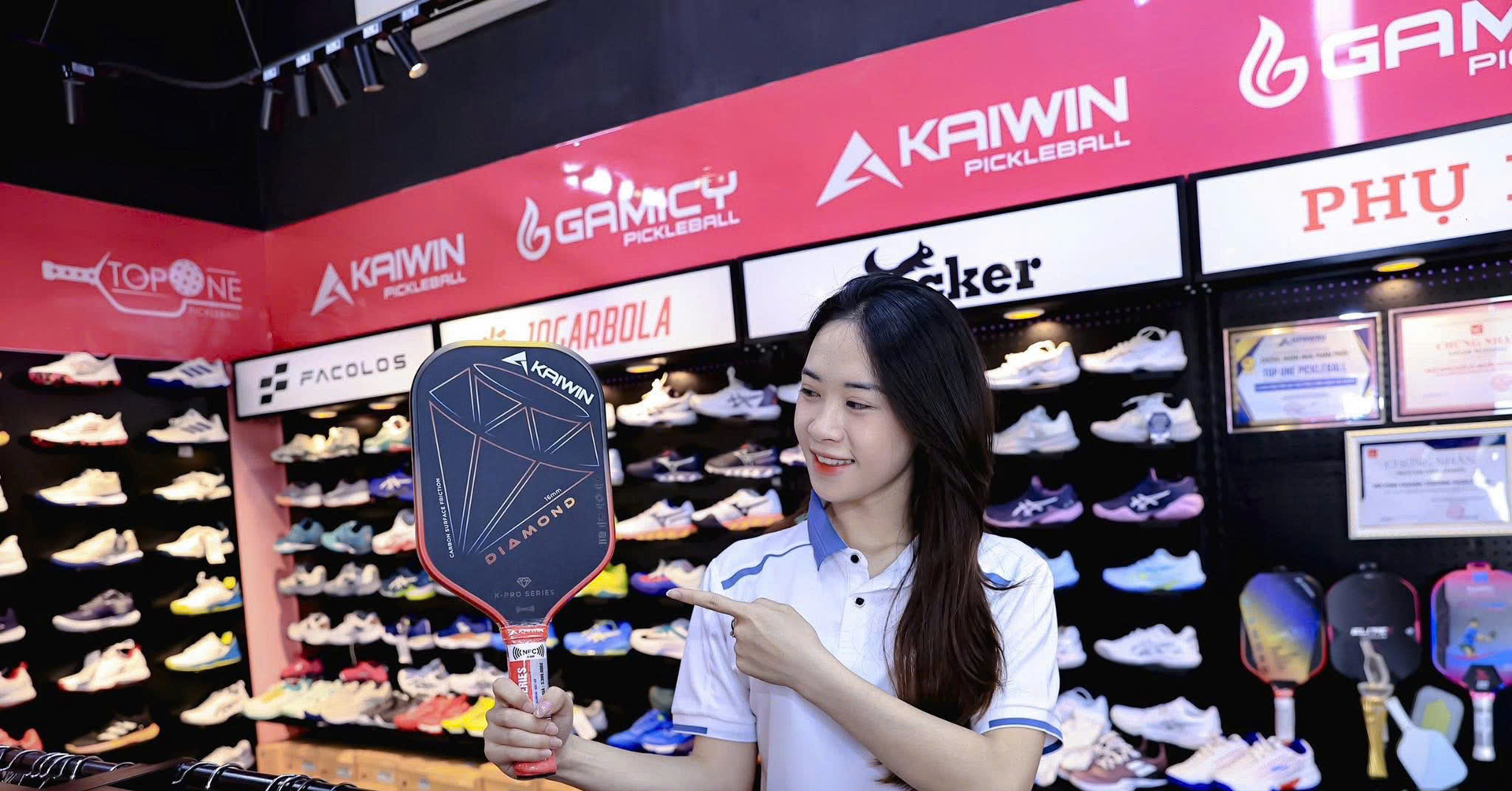 Top One Pickleball - ‘thiên đường’ phụ kiện của người chơi Pickleball