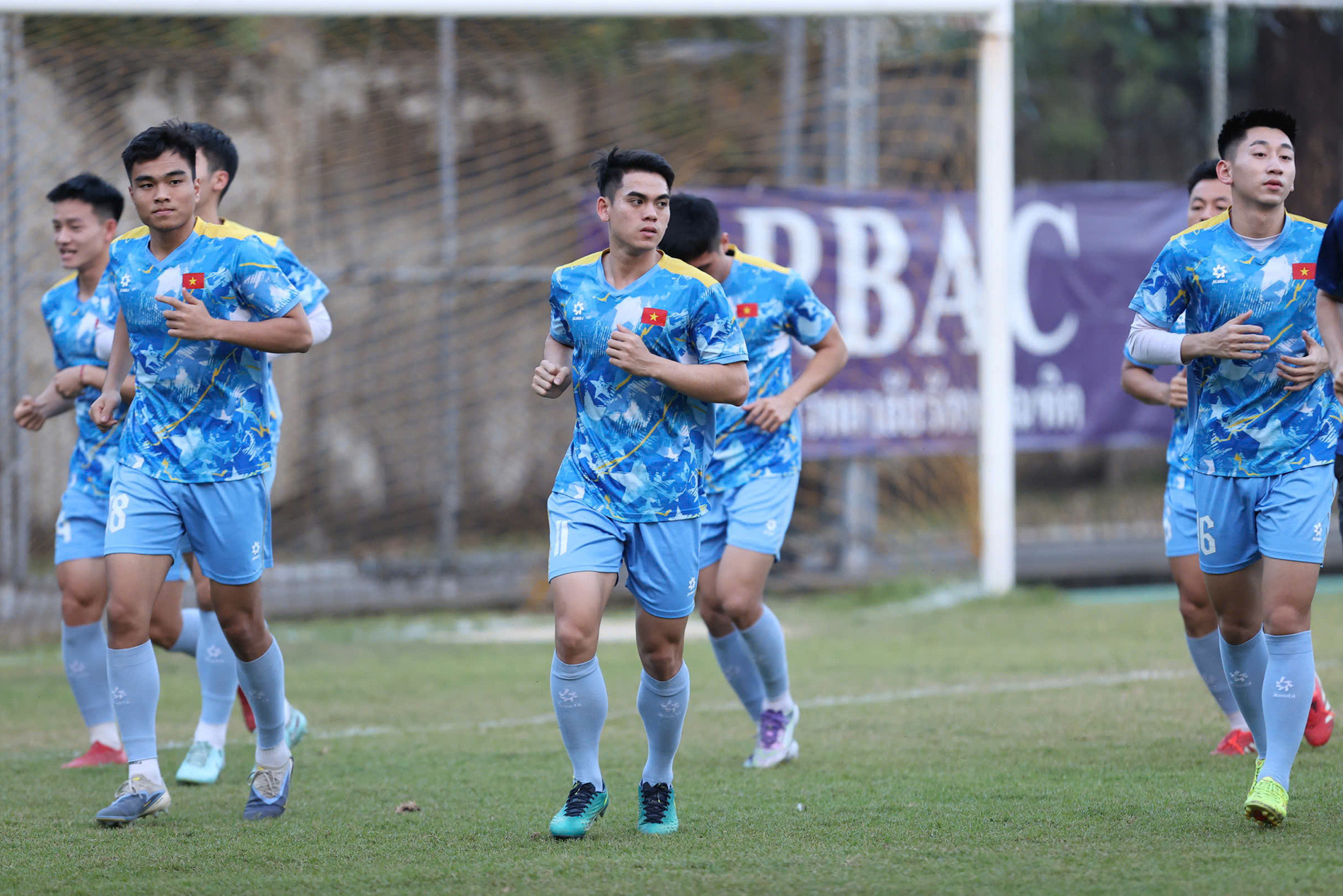 U22 Việt Nam rèn 'chiêu tủ' chờ đấu Lào trên đất Thái Lan u22 viet nam 5.jpg