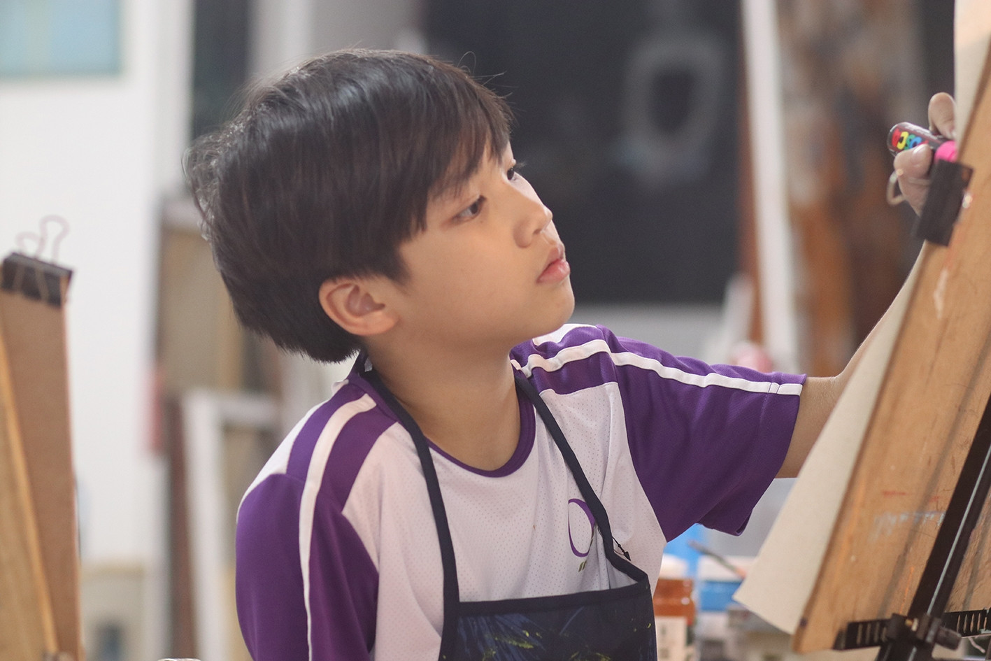 Nghĩa cử đẹp của hoạ sĩ 11 tuổi Đức Long