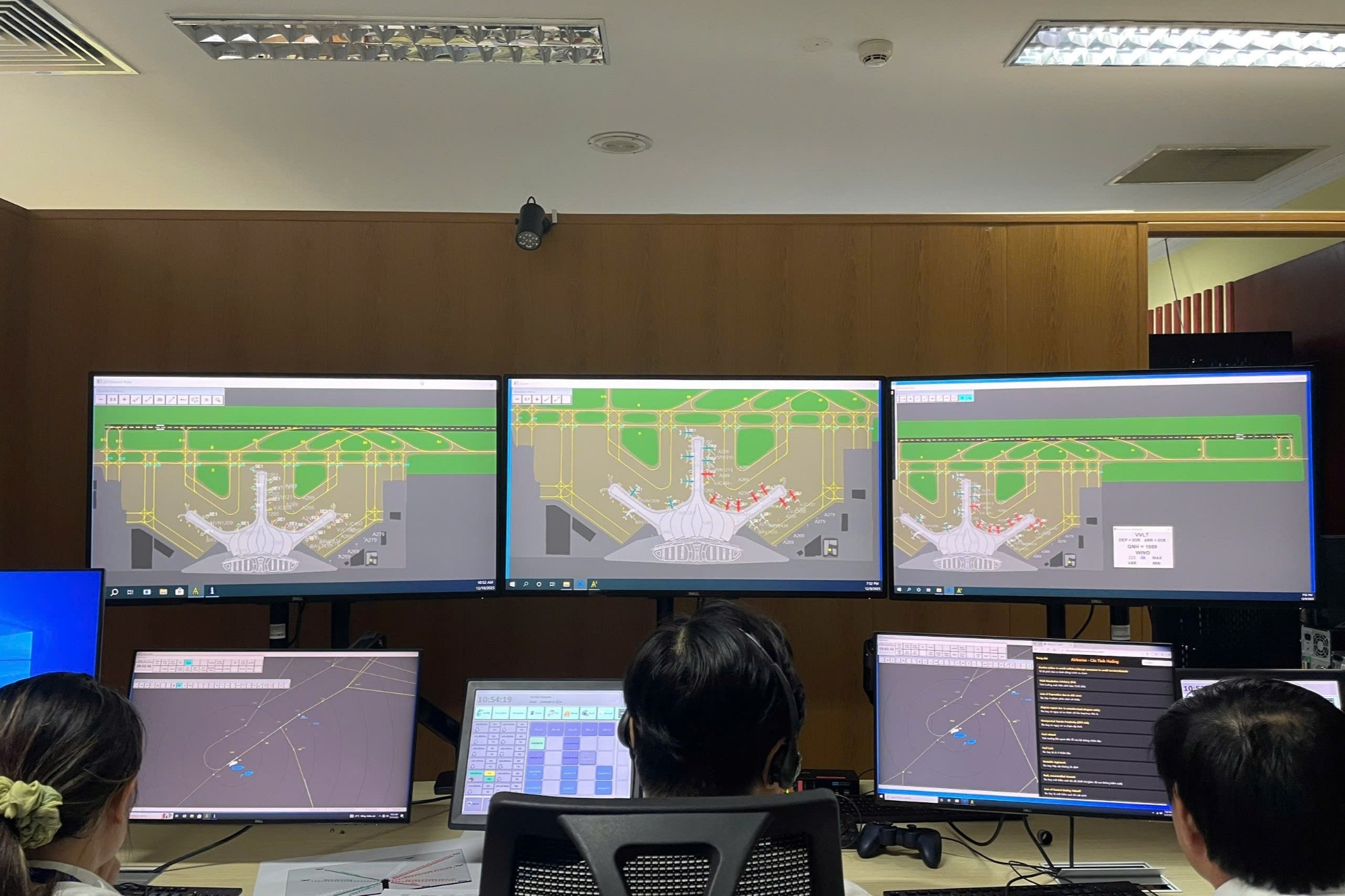 Cảnh sát giao thông trên trời sẵn sàng đón chuyến bay đầu tiên ở Long Thành