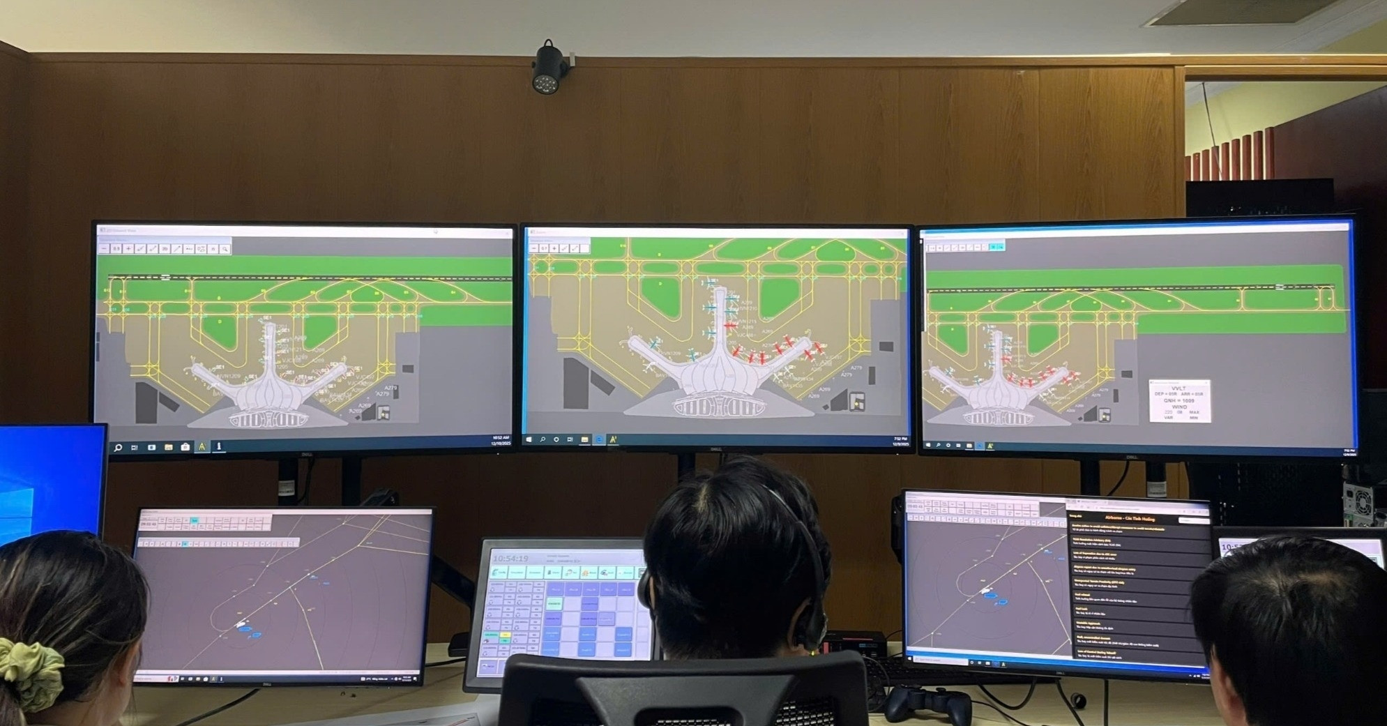 Cảnh sát giao thông trên trời sẵn sàng đón chuyến bay đầu tiên ở Long Thành