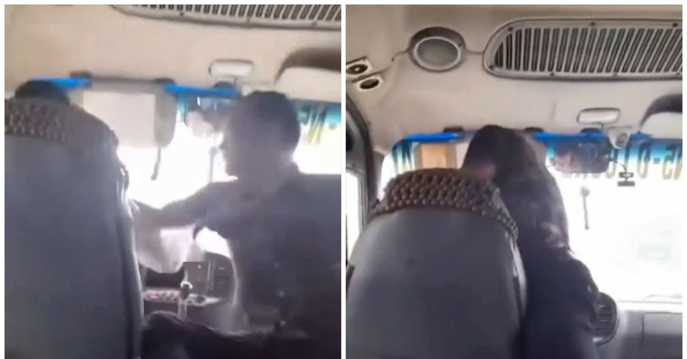 Tài xế bị người đàn ông tấn công khi đang lái xe, hành khách hốt hoảng