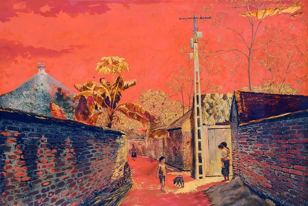 Trưng bày 44 tác phẩm sơn mài tiêu biểu