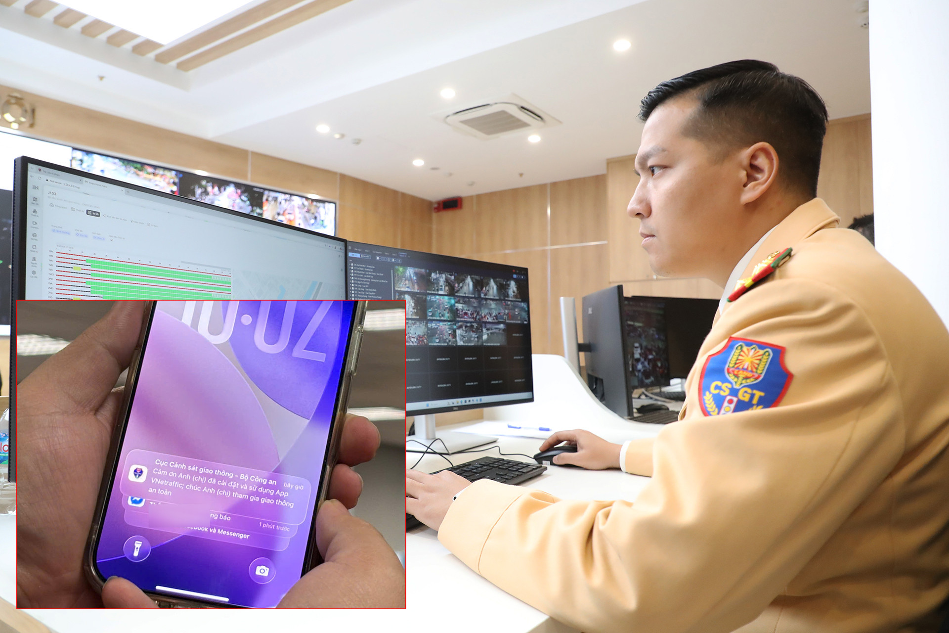 Cục CSGT sẽ gửi thông báo vi phạm qua VNeTraffic chỉ sau 2 giờ phát hiện