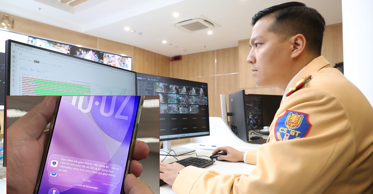 Cục CSGT sẽ gửi thông báo vi phạm qua VNeTraffi...