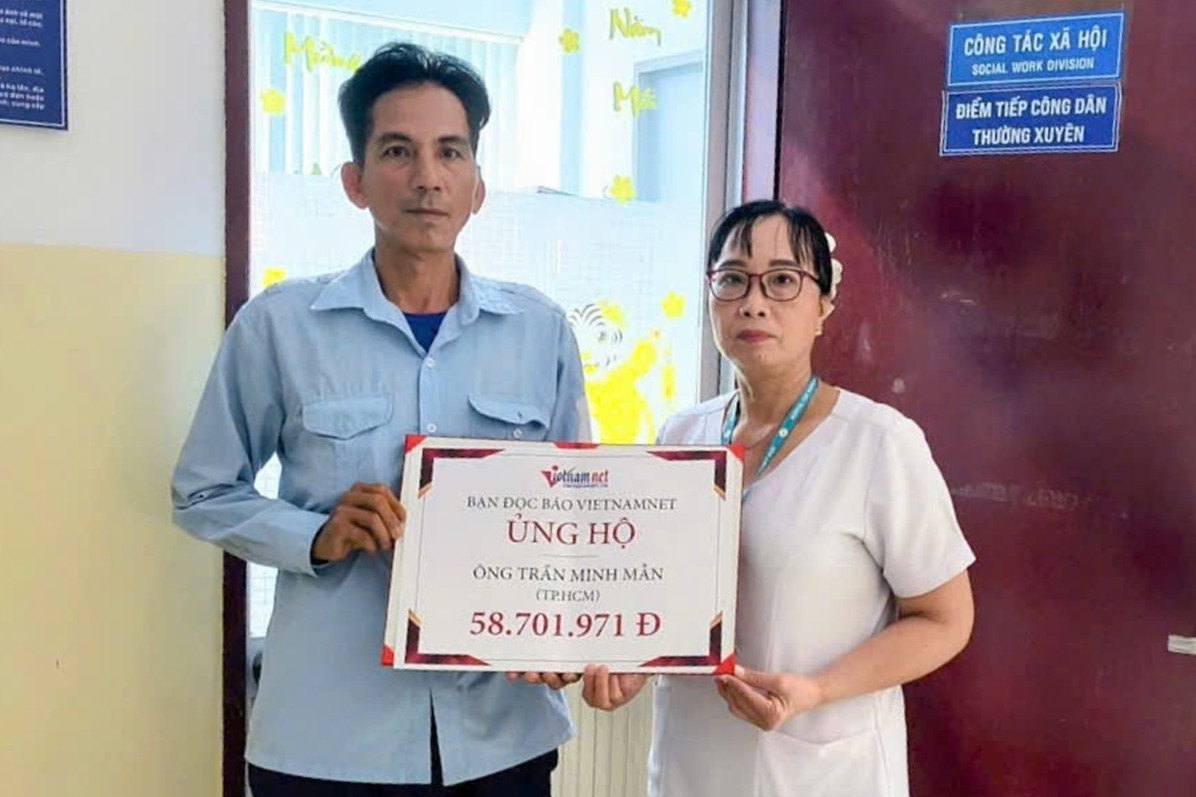 Nhờ bạn đọc ủng hộ kịp thời, ông Trần Minh Mẫn đã được xuất viện về nhà