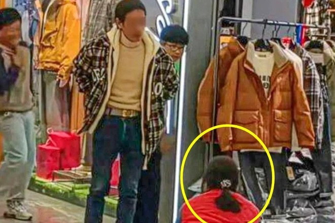 Vợ quỳ gối xin chồng mua áo khoác hơn 1 triệu đồng gây phẫn nộ